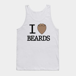 I Beard Beards Tank Top